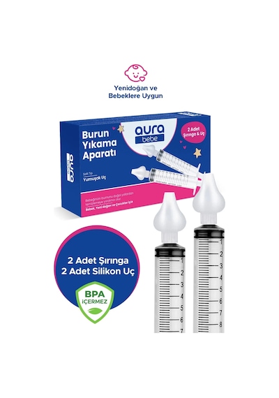 Bebek Burun Temizleme Şırıngası 2'li