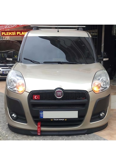Fiat Doblo 3 2011-2014 Uyumlu H Lip Esnek Ön Lip 2 Parça Karlık Ön Ek Tampon Altı Dill