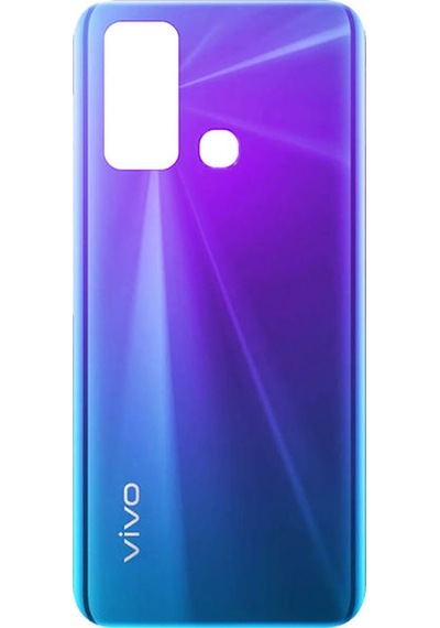 Vivo Y30 Mor Arka Kapak Batarya Kapağı Pil Kapağı Mor