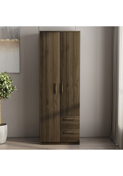 Merlin 2 Kapaklı, Çekmeceli Gardırop, Yatak Odası Dolap, Elbise Dolabı İstanbul Ceviz - 172 Cm / İstanbul Ceviz Merlin 2 Kapaklı, Çekmeceli Gardırop, Yatak Odası Dolap, Elbise Dolabı İstanbul Ceviz - 172 Cm / İstanbul Ceviz