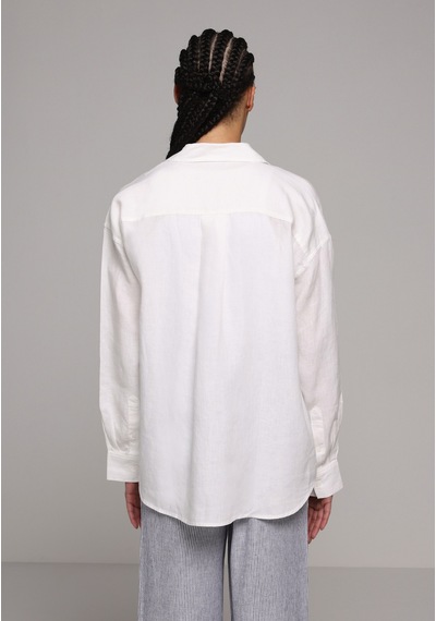Colin's Colins Boyfriend Fit Shirt Neck Düz Kadın Beyaz Uzun Kol Gömlek Cl1078739 Q1.v2 Wht Colin's Colins Boyfriend Fit Shirt Neck Düz Kadın Beyaz Uzun Kol Gömlek Cl1078739 Q1.v2 Wht