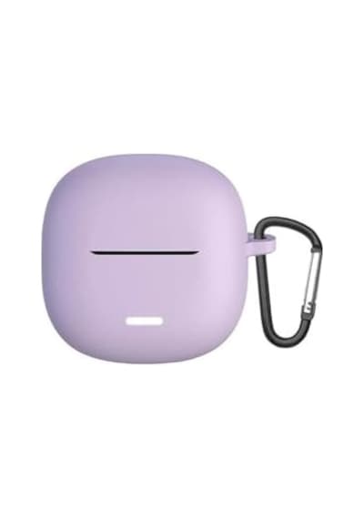 Xiaomi Redmi Buds 6 Lite İle Uyumlu Kancalı Renkli Silikon Kılıf Lila