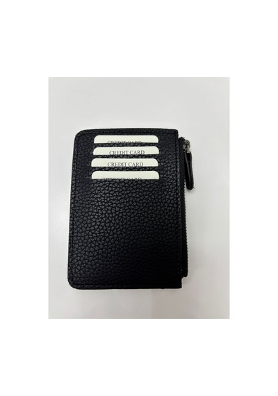 Store Kadın Şık Kullanışlı Kartlık Siyah Dokulu