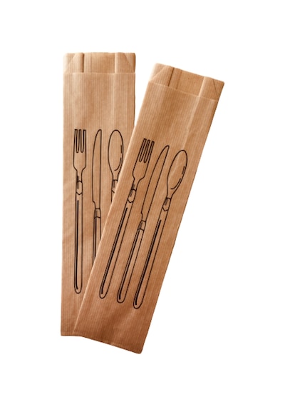 Anadolu Kağıtçılık Çatal Kaşıklık / Dürümlük Kese 7X28Cm 10Kg