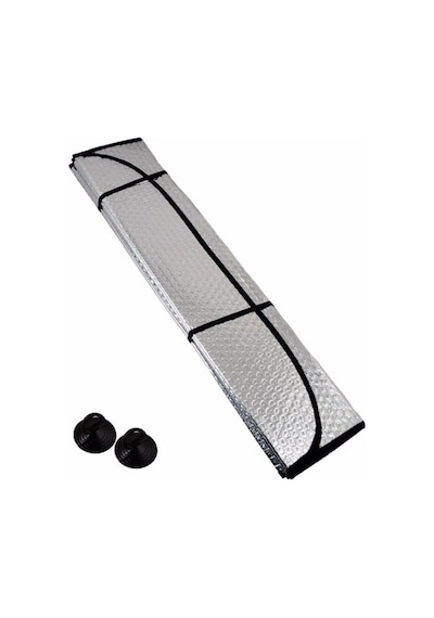 Replax Araba Ön Cam Güneşlik Standart 130x60 Nikel Balonlu