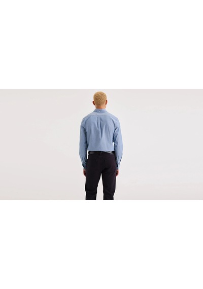 Dockers T3 Oxford Slım Oak Tree Oxford Delft Pat Erkek Yeşil Gömlek - A8816