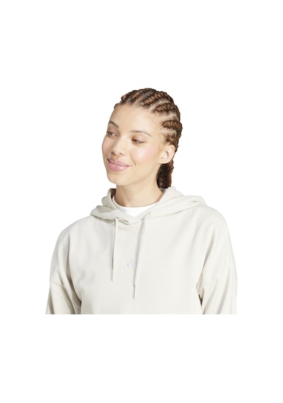 Adidas W Sl Ft Hd Sweatshirt Gri Jc5934 Siyah