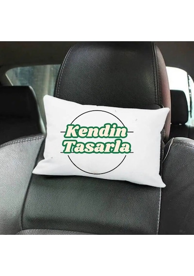 Kendin Tasarla Kişiye Özel Araç Boyun Yastığı Kılıfı - Araba Koltuk Minderi Kılıfı Çok Renkli