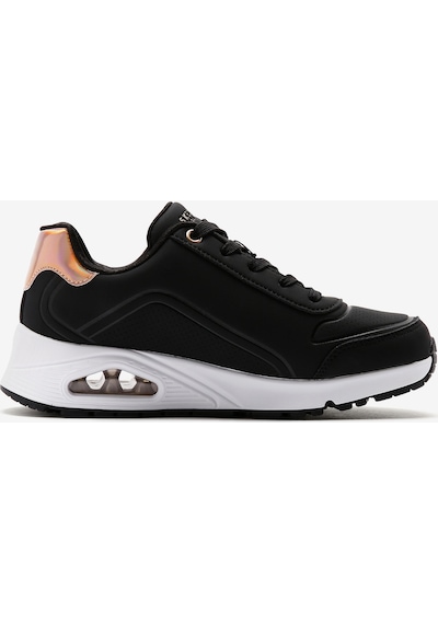 Skechers Uno Gen1 - Zip And Stride Büyük Kız Çocuk Siyah Sneakers 310554l Bkrg Siyah