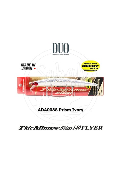 Duo Tide Minnow Slim 140 FLYER ADA0088 Prism Ivory