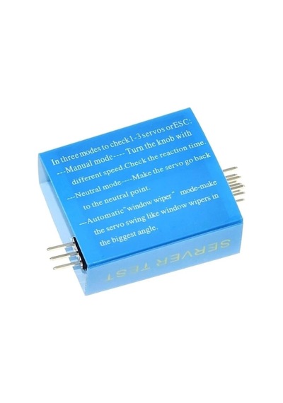 Alkatronik Servo Motor Tester 3 Kanal Dijital Multi Servo Esc Test Cihazı 10'lu Set