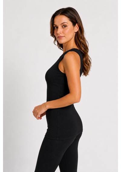 Gd Goldoremi Premium Kadın Büyük Beden Bambu Nefes Alabilen Kumaş Kolsuz Sıfır Kol Body Atlet Siyah Gd Goldoremi Premium Kadın Büyük Beden Bambu Nefes Alabilen Kumaş Kolsuz Sıfır Kol Body Atlet Siyah