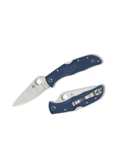 Spyderco Endela Cobalt Blue Frn Cpm Spy27 Plainedge Kamp Çakı Mavi