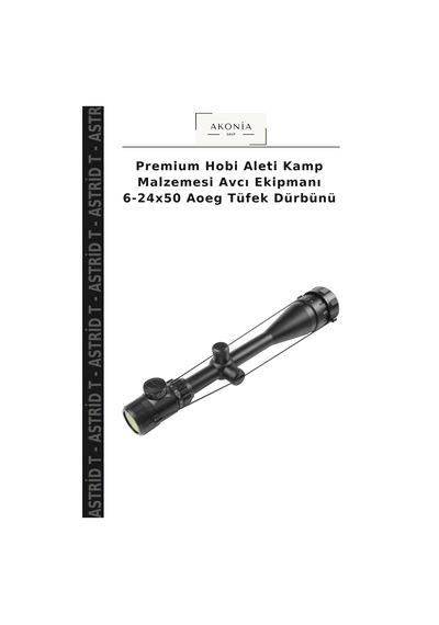 Premium Hobi Aleti Kamp Malzemesi Avcı Ekipmanı 6-24x50 Aoeg Dürbünü