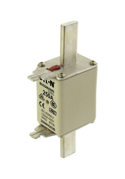 Eaton 250nhg02b 250nhg02b Nh Sigorta 202-boy, Gg-gl, 500v,- Bıçaklı Sigorta Seramik
