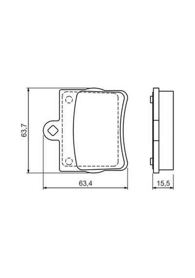 Mercedes C Serisi 202 C230 2.3 1996-1997 Bosch  Arka Balata Wva21900
