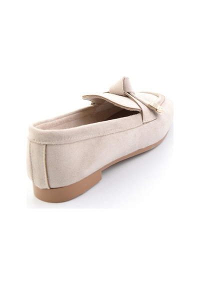 Bambi Bej Kadın Loafer Ayakkabı K01688011572 Bej