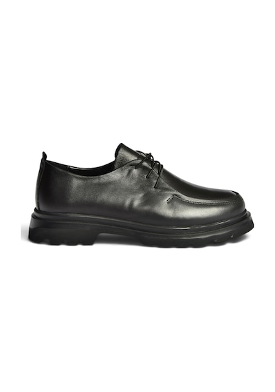 Fox Shoes Z555261103 Siyah Hakiki Deri Kadın Ayakkabı