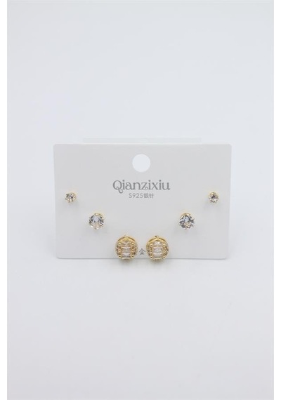 Çoklu Set Küpe - Altın 6440116 20738097