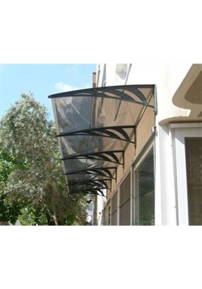 Transpaforza Tf Std 1.12 Kapı Üstü Sundurma 360 X 100 Bronz 3 Mm Solid Levha