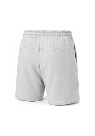 Hzr Wear Erkek Regular Fit Rahat Kesim %100 Pamuk Hafif Kalın Beli Bağcıklı Şort Gri