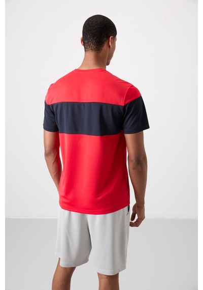 Tommy Life Kırmızı Polyester Nefes Alan Dokulu İnce Esnek Standart Fit Erkek Performans T-shirt - 88396 Kirmizi