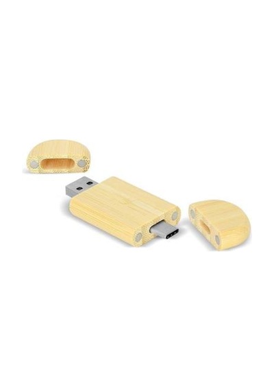 Tedzin Bambu Otg Usb Bellek 64 Gb Ahşap