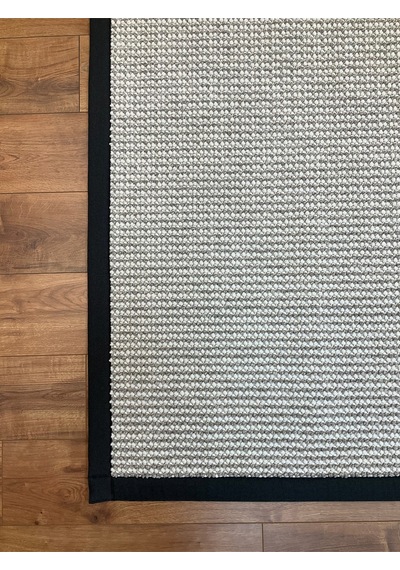 Saraz Halı Kumaş Bordür Gri Bukle Antrasit Bordür Halı Salon Koridor Mutfak Çocuk Odası Halısı Kilim S267 Gri - Antrasit