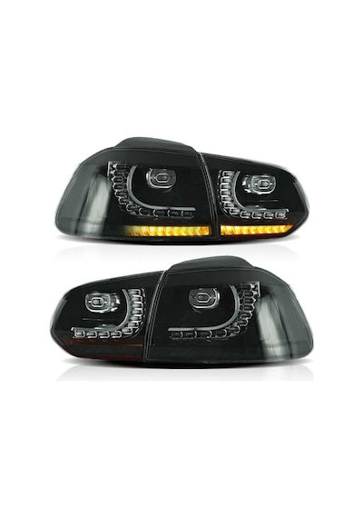 Volkswagen Golf 6 Mk6 R20 Led Stop 2009-2012 Dark Smoke