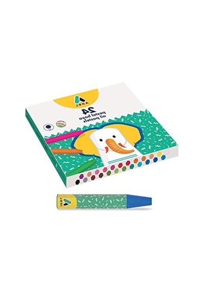 24 Renk Canlı Pastel Boya Seti, Yumuşak Ve Kolay Kullanım 103 Ivory
