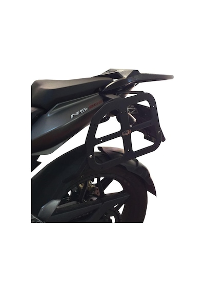 GP Kompozit Bajaj Pulsar NS 200 2011-2022 Uyumlu Yan Çanta Demiri Siyah