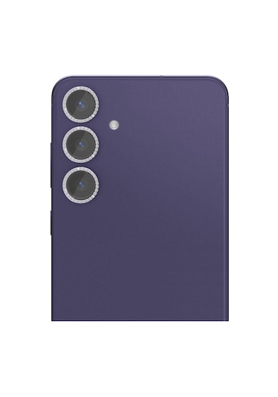 Zore Galaxy S24 Plus Diamond Kamera Lens Koruyucu Cam Filmi-mor