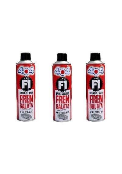 404 F1 Fren Balata Temizleyici 500 ML 3 Adet