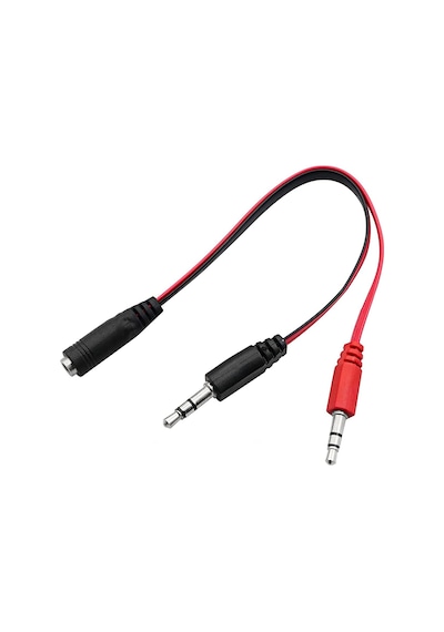 2 Erkek 1 Dişi 3.5mm Kulaklık Mikrofon Ayırıcı