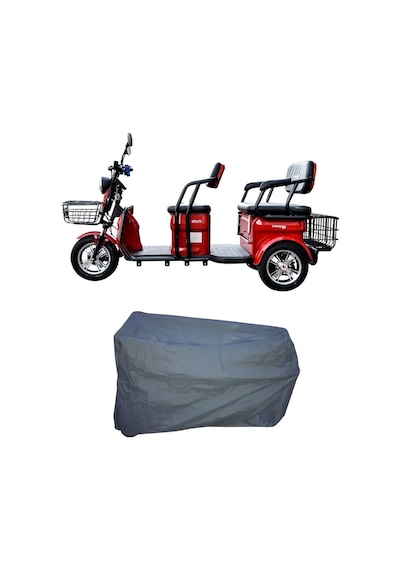 Yuki Yk 32 Greta 3 Tekerli 3 Kişilik Motosiklet Motor Brandası