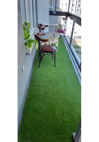 Yapay Çim Halı Sonbahar Suni Dekoratif 20 Mm Çim Halı