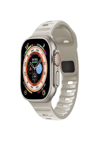 Apple Uyumlu Watch  9-8-7-6-5-4-3-se / 38-40-41 Mm   Armour Dynamıc Silikon Kordon