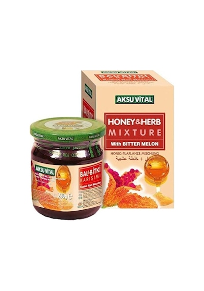 Aksuvital Bal Bitki Karışımı Kudret Narı Macunu 230 Gr