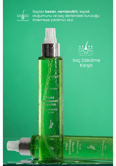 Bade Natural Biberiye Suyu Dökülme Karşıtı Saç Toniği 150 ML