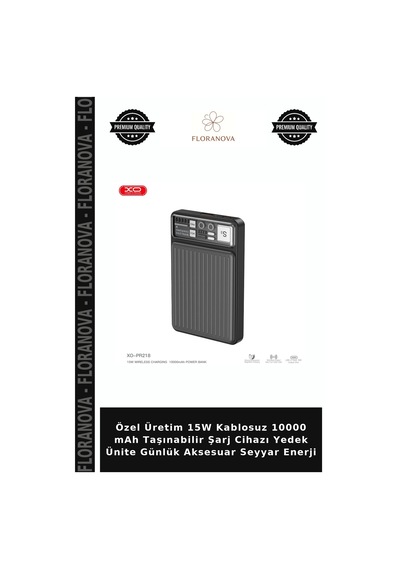 Özel Üretim 15w Kablosuz 10000 Mah Taşınabilir Şarj Cihazı Yedek Ünite Günlük Aksesuar Seyyar Enerji Çok Renkli