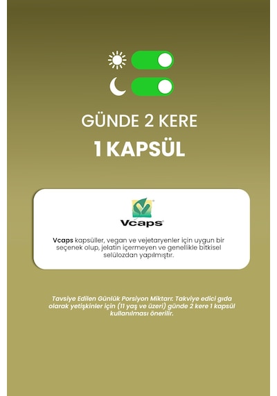 Erbatab Civan Perçemi Ekstresi Berkap Yarrow 60 Kapsül