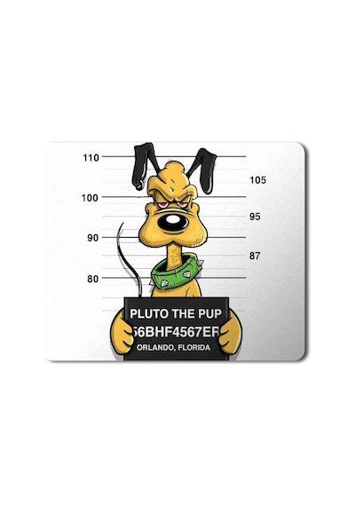 Suçlu Pluto Baskılı Mousepad Mouse Pad