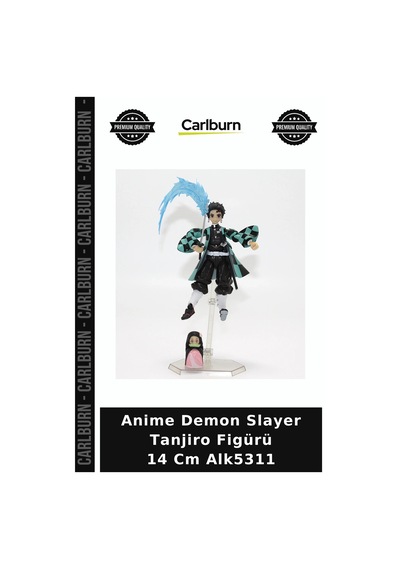 Özel Üretim Hediye Dekoratif Figür Anime Demon Slayer Tanjiro Figürü 14 Cm Alk5311