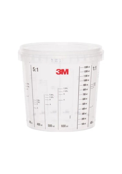 3M 50404 1550 ML BOYA HAZIRLAMA KABI-KAPAĞI SETİ 10 ADET
