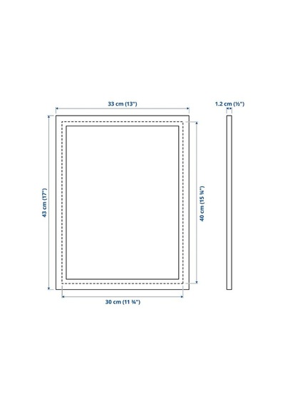 Ikea Fıskbo Fotoğraf Çerçevesi 30 X 40 Cm Siyah