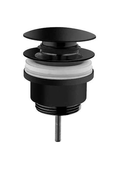 Artema Lavabo Yuvarlak Süzgeci Universal basmalı Mat Siyah
