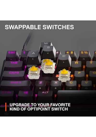 Steelseries Apex 9 Mini Mekanik Oyun Klavyesi Optik Anahtarla