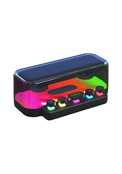 Z6 Premium Led Işıklı Bluetooth Hoparlör Masaüstü Ambiyans Speaker
