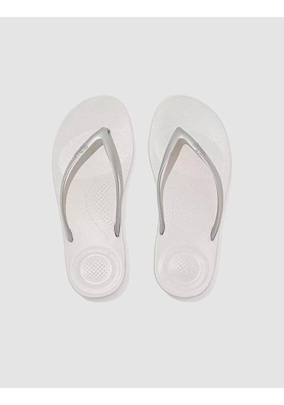 Fitflop Iqushıon Ergonomıc E54 Gümüş Kadın Parmak Arası Terlik Gümüş