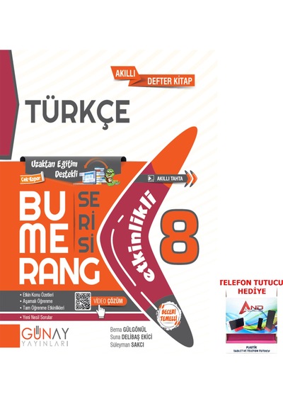 Günay 2025-2026 8. Sınıf Lgs Bumerang Türkçe Konu Anlatımlı